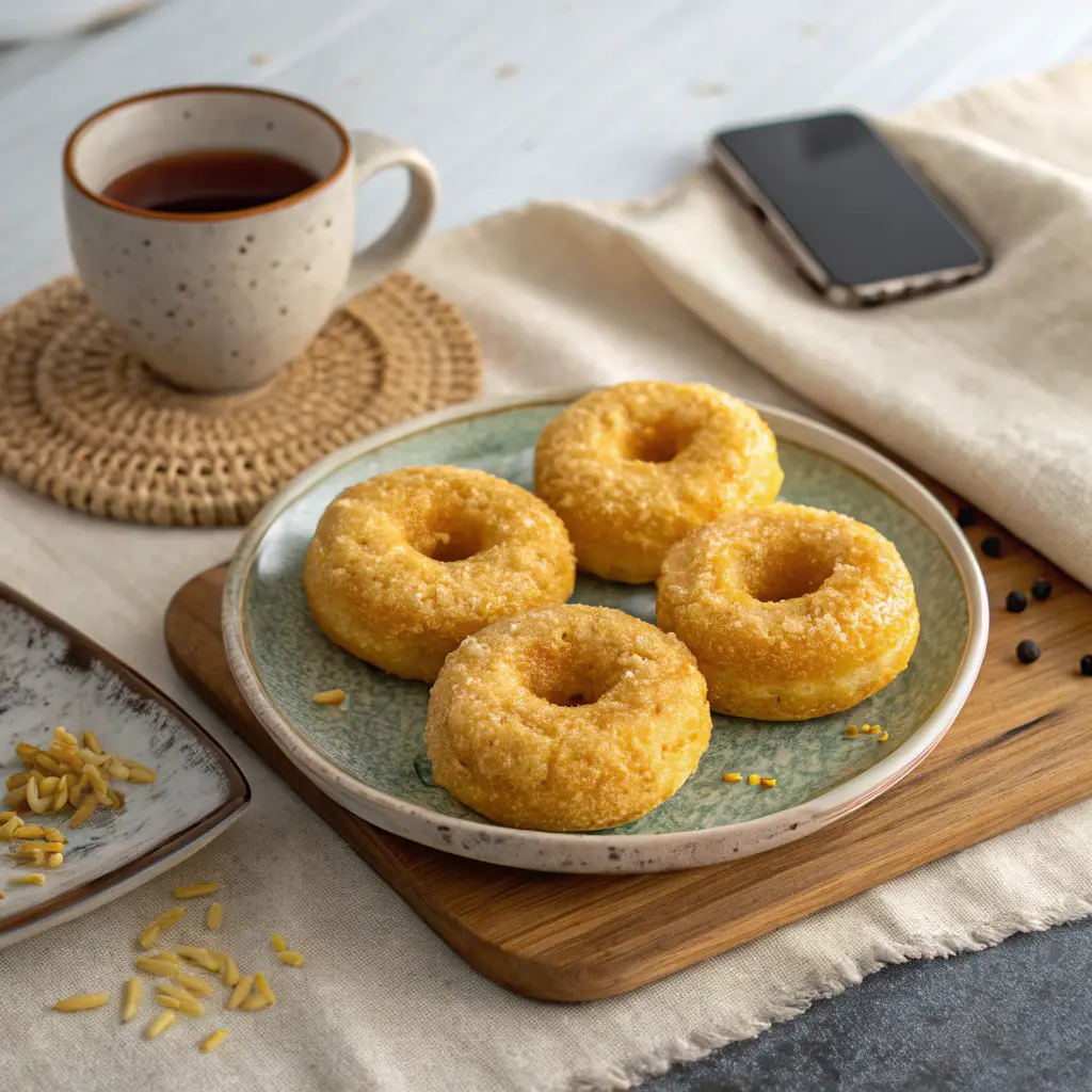 gaeseong juak rice donuts “serving gaeseong juak rice donuts”