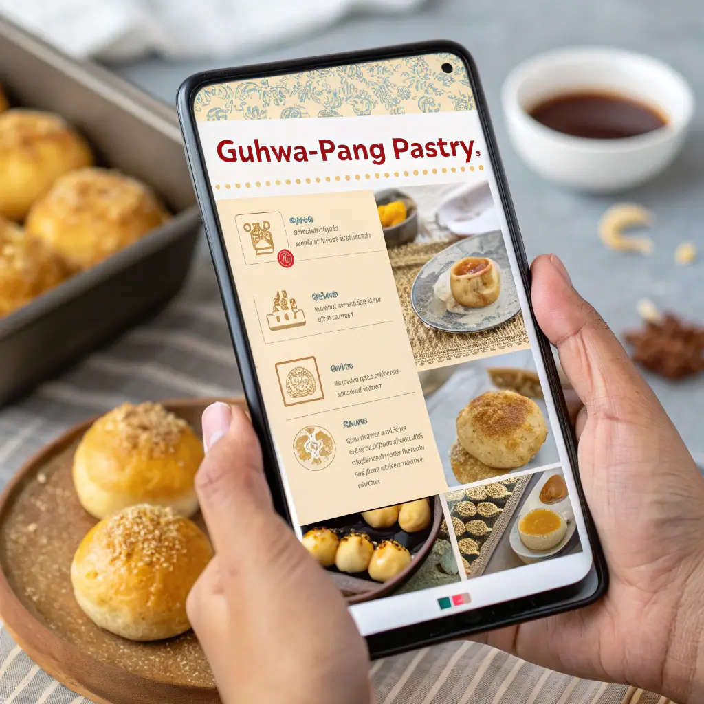 Gukhwa‑ppang flower pastry recipe Gukhwa‑ppang flower pastry recipe