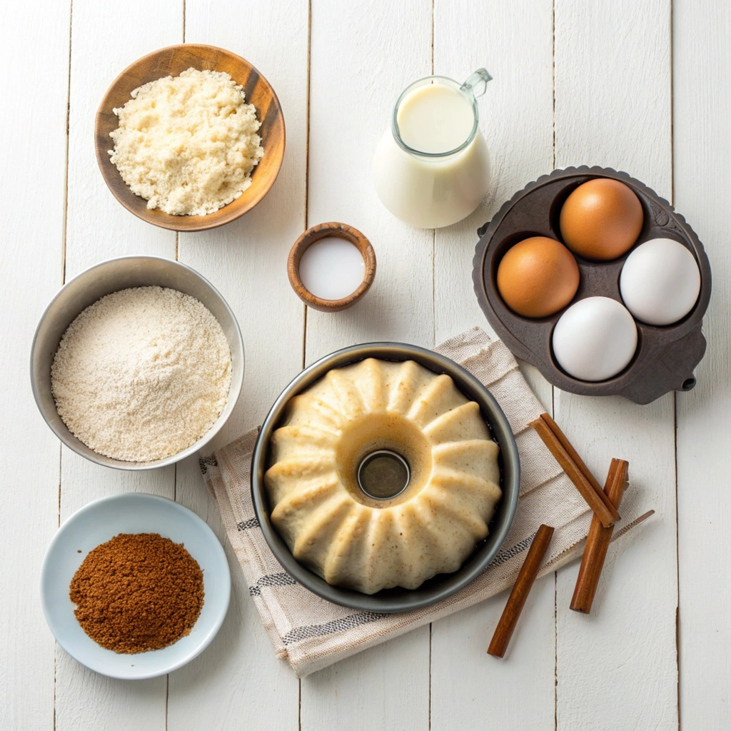 Rice Pudding Bundt Cake rice pudding Bundt cake ingredients
