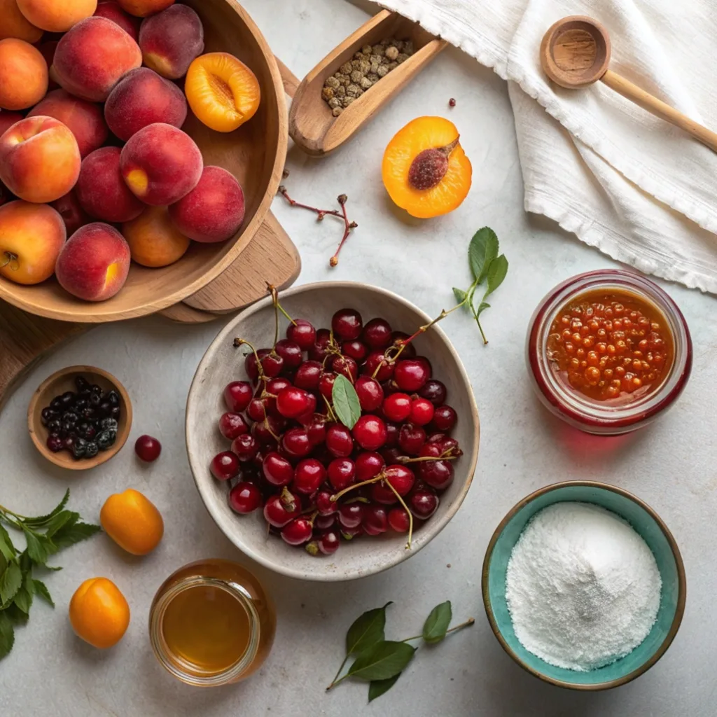 gwapyeon fruit jelly Korean dessert “Ingredients for Korean fruit jelly gwapyeon”